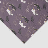 Paarse handenmuis (ontwerp 3 van de Paarse serie) Tissuepapier (Detail)