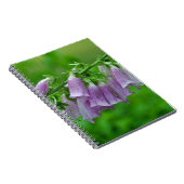 Paarse handschoenbloemen notitieboek (Rechterzijde)