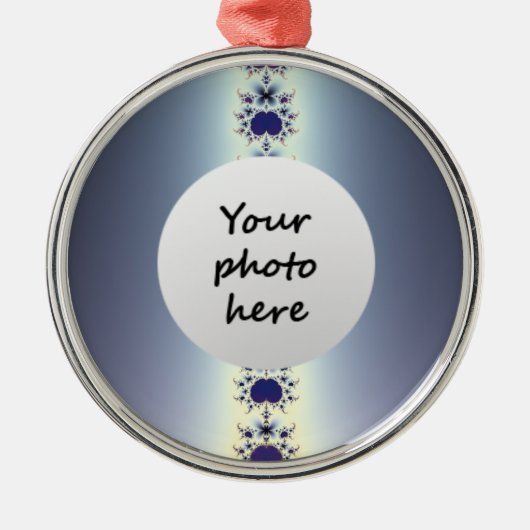 Paarse Hanger Kerstboom Ornament (Voorkant)