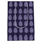 Paarse Happy Easter Eggs Medium Cadeauzakje (Achterkant)