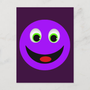 PAARSE HAPPY FACE BRIEFKAART