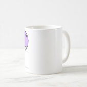 Paarse Happy Hippo drink mokken en bekertjes (Voorkant rechts)