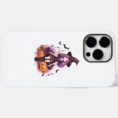  Paarse harige pompoenen & vleermuizen Case-Mate iPhone Case (Achterkant (horizontaal))