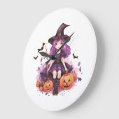 Paarse harige pompoenen & vleermuizen Grote Klok (Hoek)