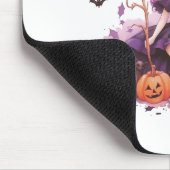  Paarse harige pompoenen & vleermuizen Muismat (Hoek)