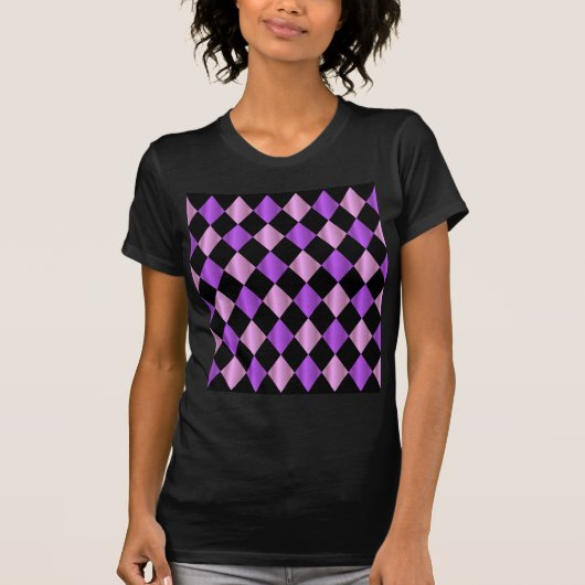 Paarse Harlequin T-shirt (Voorkant)