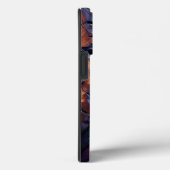 Paarse hars en Burl Wood Design Case-Mate iPhone Case (Achterkant / Rechts)