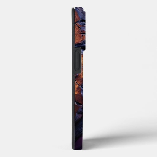 Paarse hars en Burl Wood Design Case-Mate iPhone Case (Achterkant / Rechts)