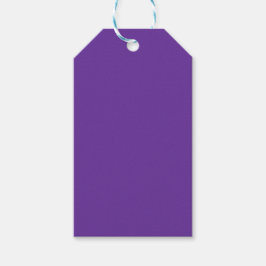 Paarse harsvaste kleur cadeaulabel