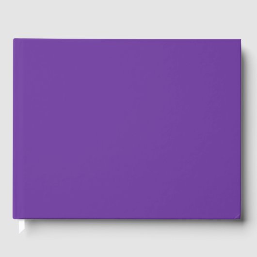Paarse harsvaste kleur gastenboek (Voorkant)