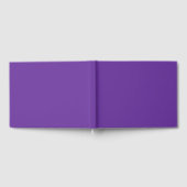 Paarse harsvaste kleur gastenboek (Volledig)