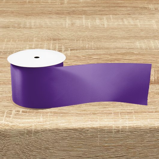 Paarse harsvaste kleur grosgrain lint