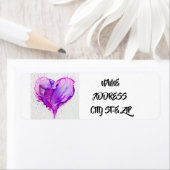 **PAARSE HART* ADRES ETIKET (Insitu)