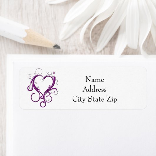 **PAARSE HART* ADRES ETIKET (Insitu)