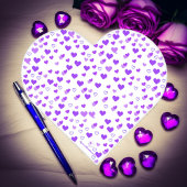 Paarse Hart Cluster Notitieboek