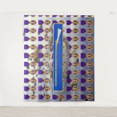 PAARSE HART- EN COMBAT-INFANTRYMAN BADGE WANDKLEED (Voorkant)