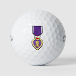 Paarse Hart-medaille Golfballen