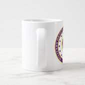  "PAARSE HART"-Mok voor reuzenkoffie Grote Koffiekop (Achterkant)