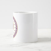 "PAARSE HART"-Mok voor reuzenkoffie Grote Koffiekop (Voorkant)