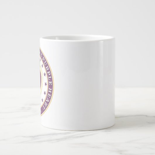  "PAARSE HART"-Mok voor reuzenkoffie Grote Koffiekop (Voorkant)