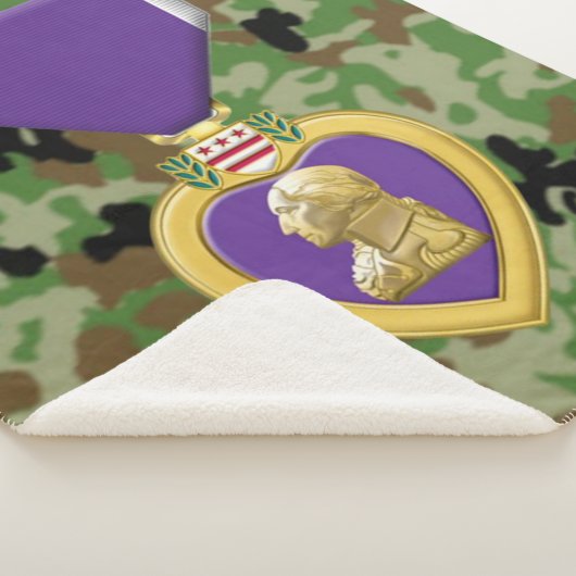 PAARSE HART SHERPA DEKEN (3/4)