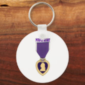 PAARSE HART SLEUTELHANGER (Voorkant)