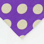Paarse Hart, Stippen Fleece Dekbed, Groot Deken (Hoek)