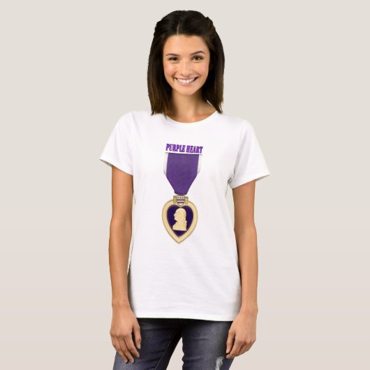 PAARSE HART T-SHIRT (Voorkant volledig)