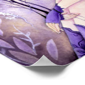 Paarse harten - BIG-afdrukken Poster (Hoek)