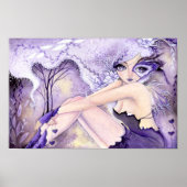 Paarse harten - BIG-afdrukken Poster (Voorkant)