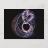 Paarse harten briefkaart (Voorkant)