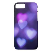 Paarse harten Case-Mate iPhone case (Achterkant)