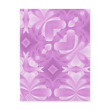 Paarse harten en diamanten