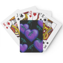 Paarse harten en libellen