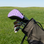 Paarse Harten Golfheadcover (Insitu)