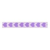 Paarse Harten Grosgrain Lint (Voorkant)