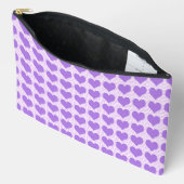 Paarse Harten Grote Accessoiretas Etui (Open)