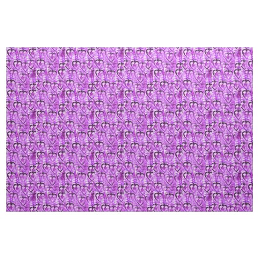 Paarse harten stof (Yard (91,4 cm))