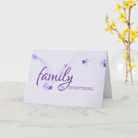 Paarse harten voor schoondochter Verjaardag Kaart (Gele Bloem)