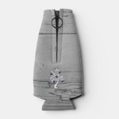 Paarse hartenboom - Aangepaste flessenkoeler Flesjeskoeler (Achterkant)