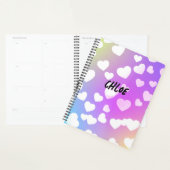 Paarse hartenplank - Gepersonaliseerd Planner (Display)