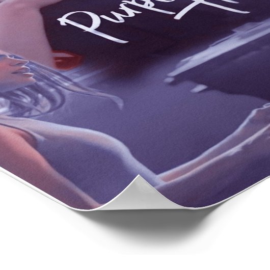 Paarse hartfilm poster (Hoek)