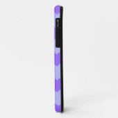 Paarse Hartjes Patroon Case-Mate iPhone Case (Achterkant/links)