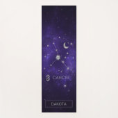 Paarse hartkanker | Kosmische Astrologie Horoscoop Yogamat (Voorkant)