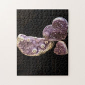 Paarse hartritme-kristallen - Amethyst Gemstenen Legpuzzel (Verticaal)