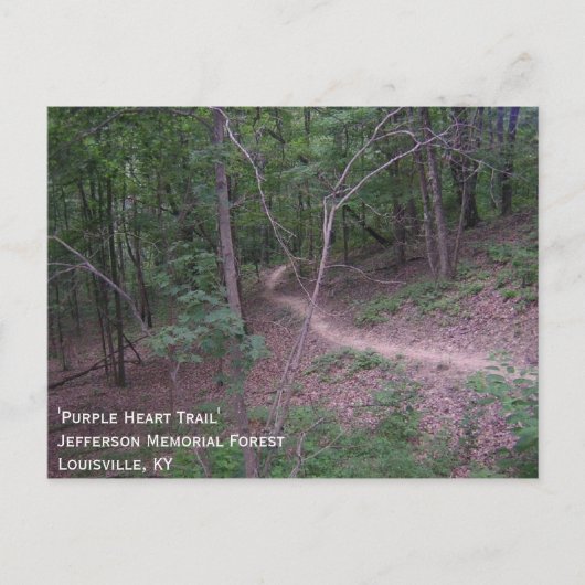 "Paarse hartslag" Briefkaart (Voorkant)