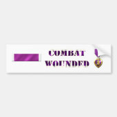 Paarse hartsticker set bumpersticker (Voorkant)