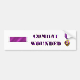 Paarse hartsticker set bumpersticker