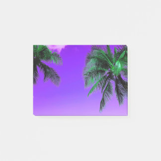 Paarse Hawaiian Palm Trees Post-it® Notes