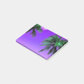 Paarse Hawaiian Palm Trees Post-it® Notes (Schuin)